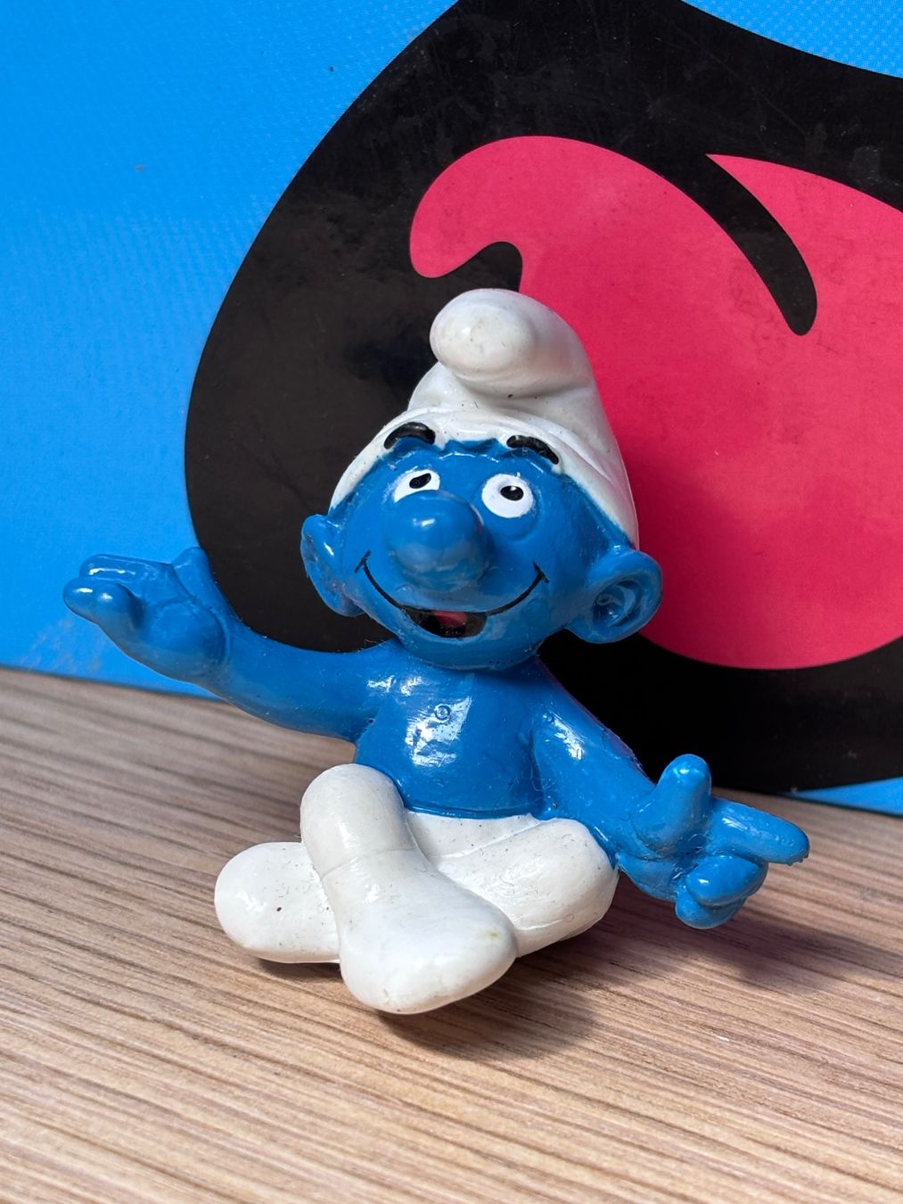Schleich Statuette: Yoga-Schlumpf – Usato da Lyss venduto da Duckszone