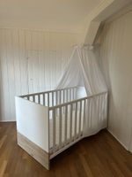 Paidi Kinderzimmer Set Bett und Wickelkommode weiss Holz