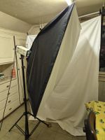 Walimex CY-350CR Studioblitz mit Stativ und Softbox