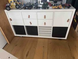 Regal weiss mit Schubladen und Fächern gebraucht