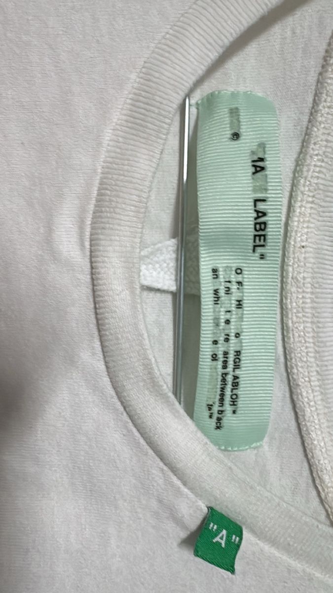 Off-White T-Shirts: OFF-WHITE 'Impressionism' Diag Stencil Long Sleeve Shirt – Neu (gemäss Beschreibung) aus Herrliberg von ResellerZH 5