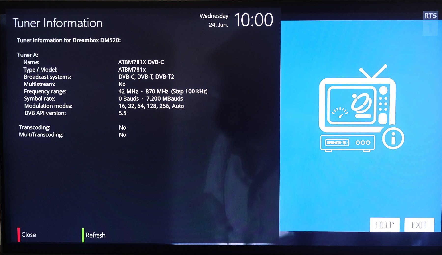 Receiver: DreamBox DM520 Cable/Terrestrial Receiver DVB-C/DVB-T2 – Gebraucht aus ROLLE von Botrem 7