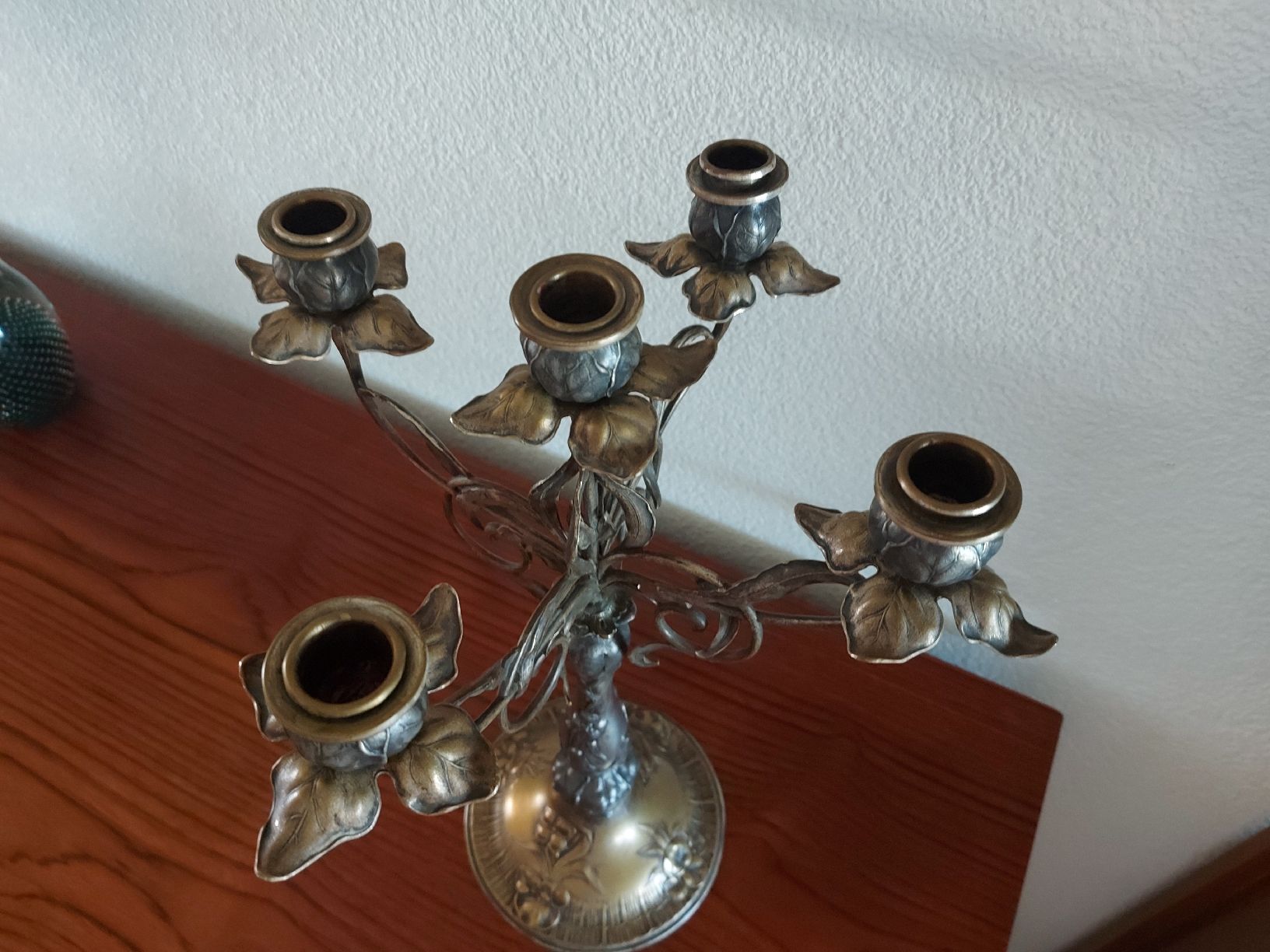 WMF Portacandele: WMF Jugendstil Kerzenständer 5-flammig – Usato da Ostermundigen venduto da son_vd9k 4