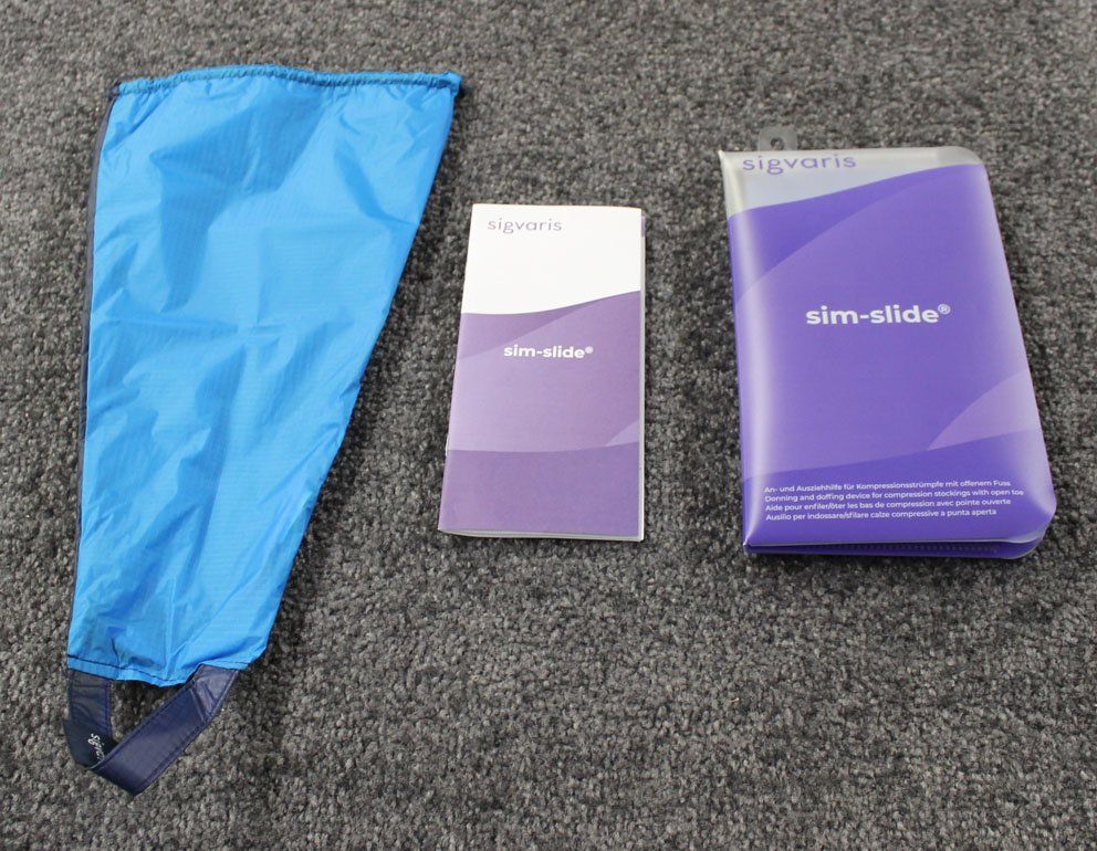 Calze & Collant: Sim-slide An und Ausziehilfe Komp.Strümpfe – Nuovo e nell'imballaggio originale da Ebikon venduto da Dan40