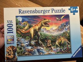 Puzzle Ravensburger XXL 100 pièces Dinosaures