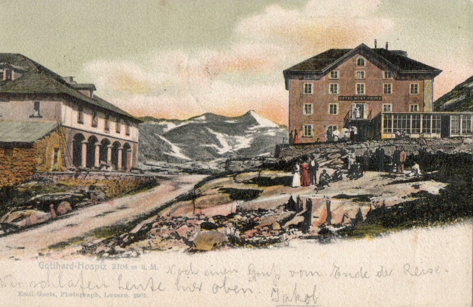 Cartes postales: Gotthard-Hospiz – D'occasion à Melano par pisonsdro