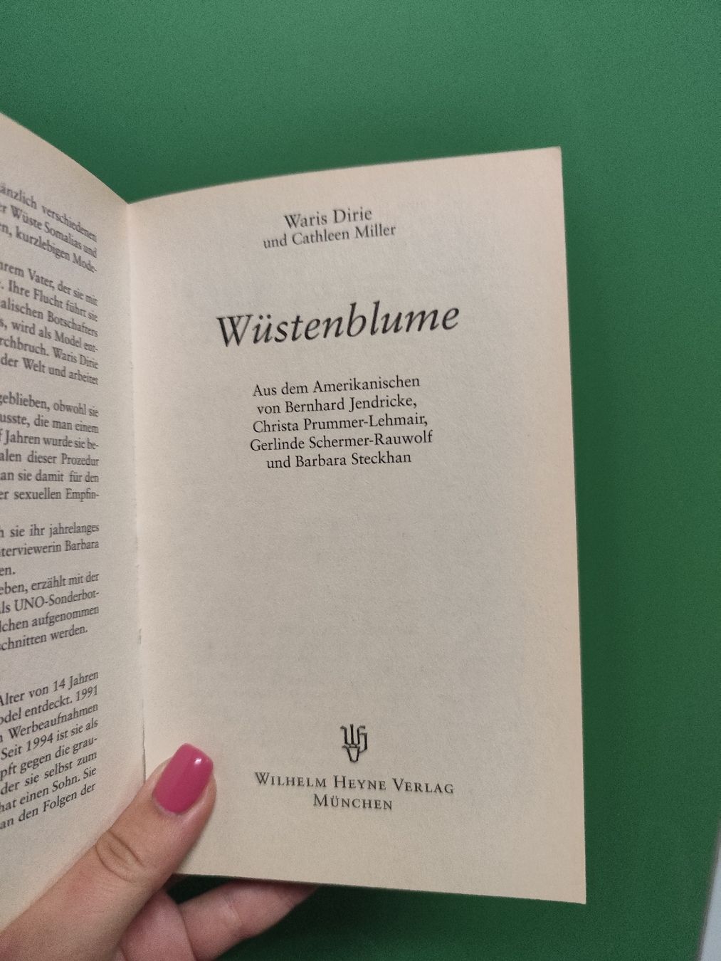 Libri: Wüstenblume Waris Dirie book German – Usato da Mägenwil venduto da VintageGirly 6