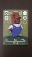 ACNL/NH Amiibo Karte EU - Nr. 214 Don