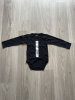 Schwarzer Body Gr. 86/92 - Langarm - NEU mit Etikett