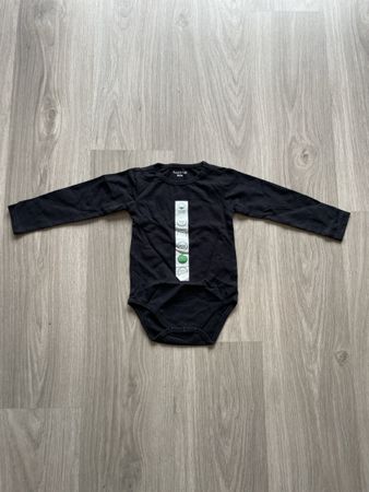 Schwarzer Body Gr. 86/92 - Langarm - NEU mit Etikett