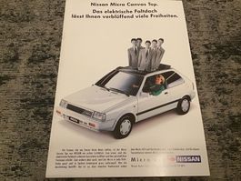 Nissan Micra Canvas Top Prospekt 1988