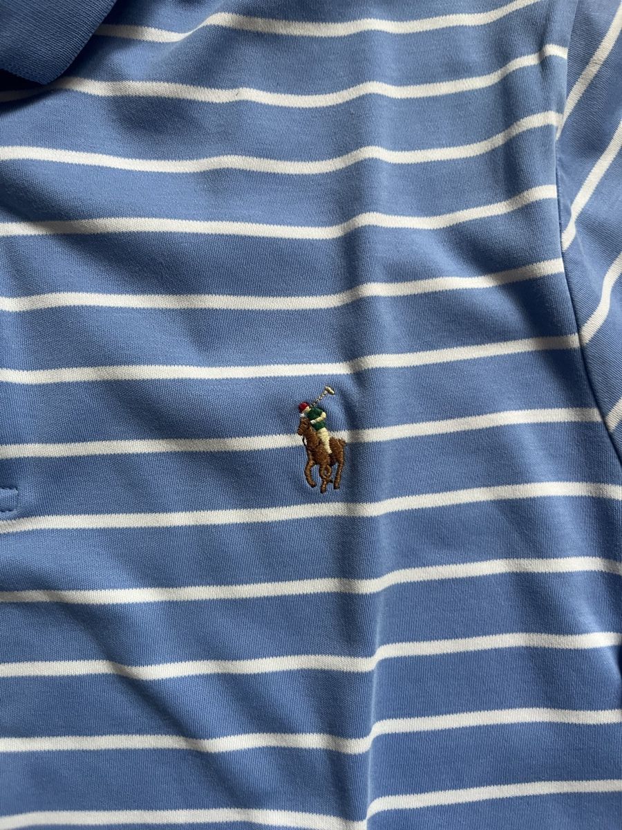 Ralph Lauren Magliette Polo: Polo Ralph Lauren rayé bleu blanc taille M – Nuovo (secondo la descrizione) da Baulmes venduto da resel_.tm 1