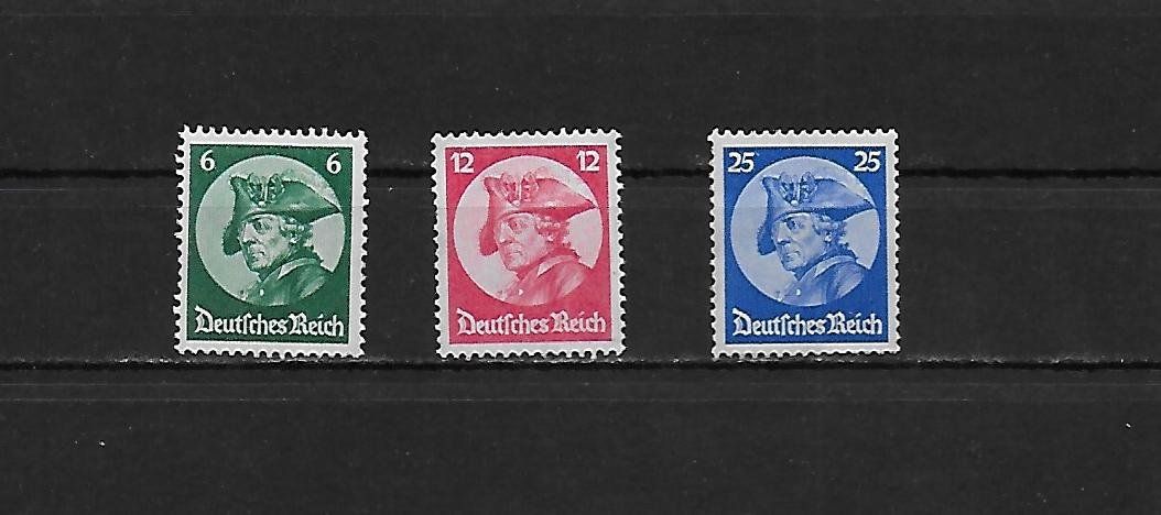 Tutti i francobolli: DR 1933 Potsdam 479 - 481 ** – Nuovo e nell'imballaggio originale da Altstätten SG venduto da euro010