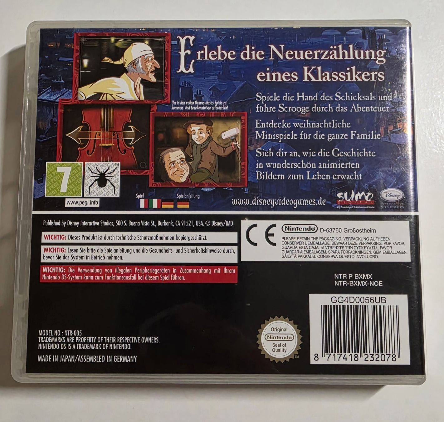 Nintendo Giochi: Nintendo DS Spiel: Eine Weihnachtsgeschichte - Disney – Usato da Galgenen venduto da jen_v552 1