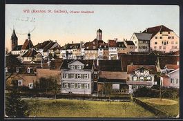 AK Wil /SG, Oberer Stadtteil, 1913