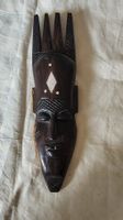 Afrikanische Holzmaske, Wanddeko, Senegal, Vintage!
