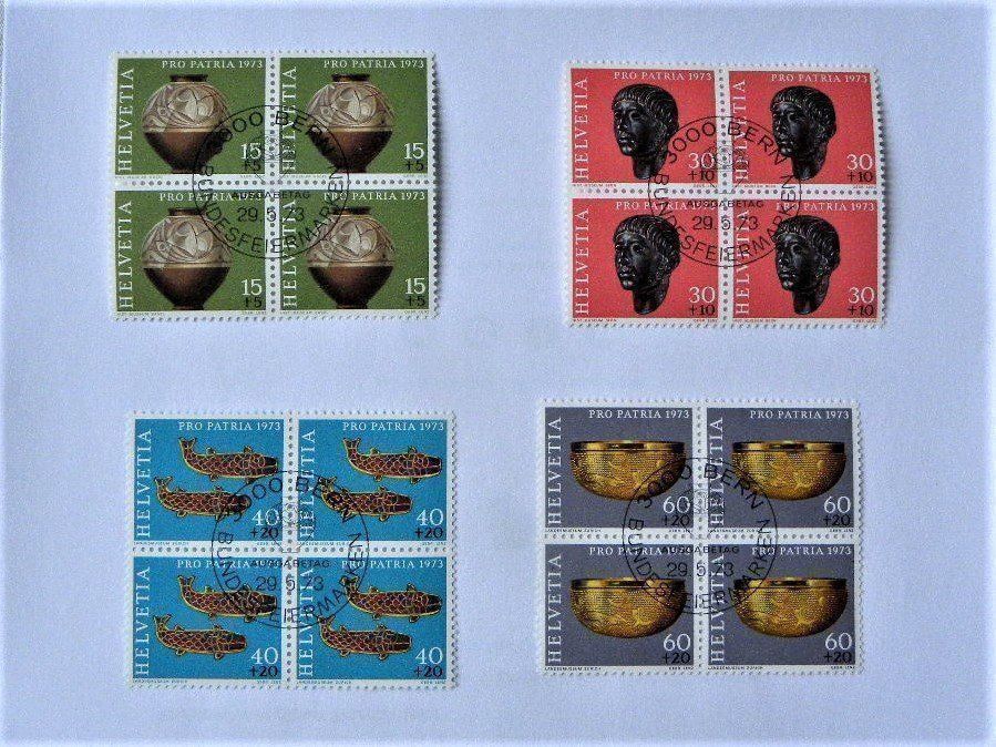 Tutti i francobolli: (134)   Pro Patria 1973° ET-Stempel – Usato da Schwarzhäusern venduto da Inot3