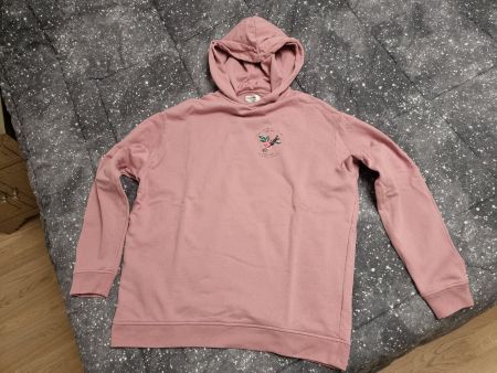 Replay Impressionen Hoodie s 36 Rosa Stickerei Pullover lang