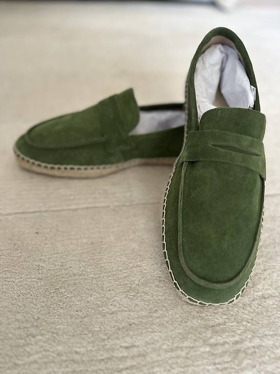 Scarpe da donna: *Neu* Espandrilles in Grün/Olive UK11 – Usato da Burgdorf venduto da Niggl78