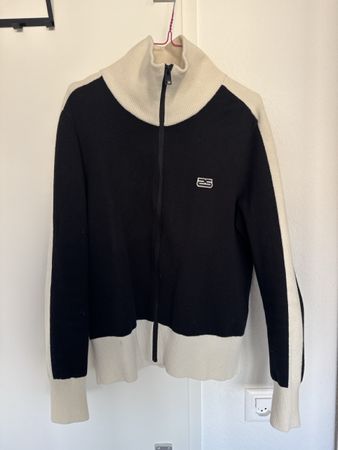 Sandro - Oscar Casas two tone Zip - Cardigan Jacket