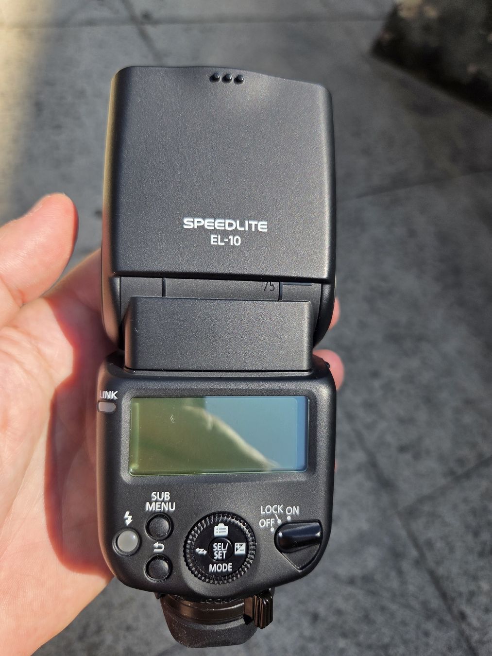 Canon Blitze: flash Canon EL-10 – Neu (gemäss Beschreibung) aus collombey von Subaluna