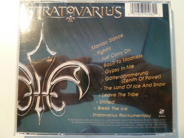 CD: Stratovarius - same (2005, vergriffen) – Usato da Au ZH venduto da sikoku 2