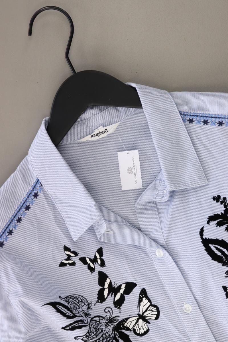 Camicette: Desigual Langarmbluse Gr. L blau – Usato da Neustadt an der Waldnaab venduto da SecondLifeFashion 2