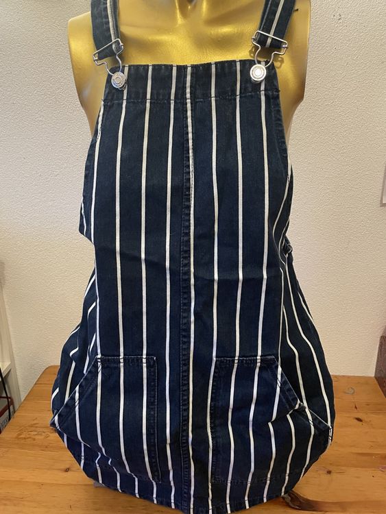 Marinière manches courtes Femme blanc rayé bleu marine - Bleu