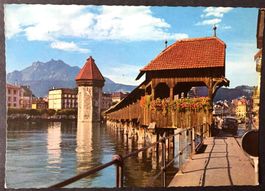 LUZERN Kapellbrücke - Auto