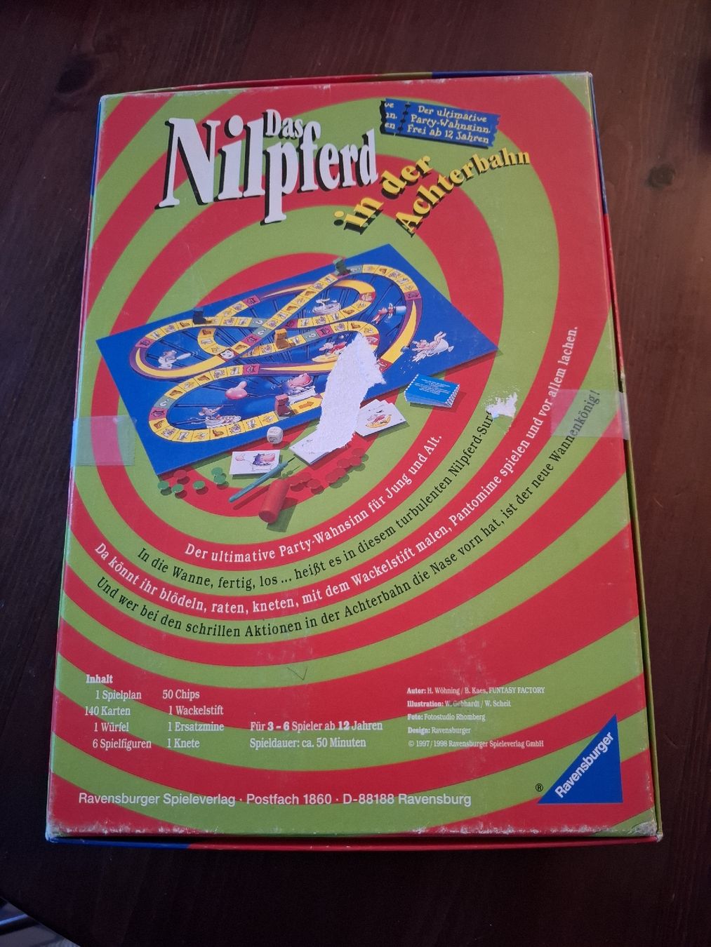 Ravensburger Giochi: Spiel Das Nilpferd in der Achterbahn – Usato da Hätzingen venduto da Snoopi84 1