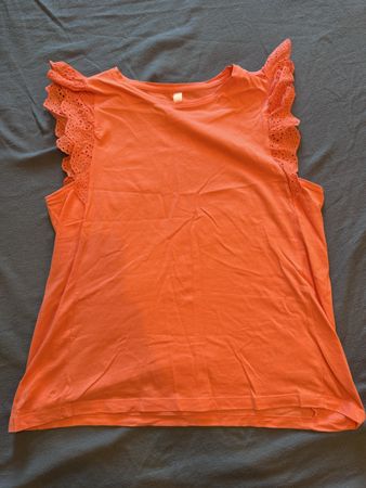 Sommerliches Ever.Me Shirt, Orange, Grösse M, Top Zustand!