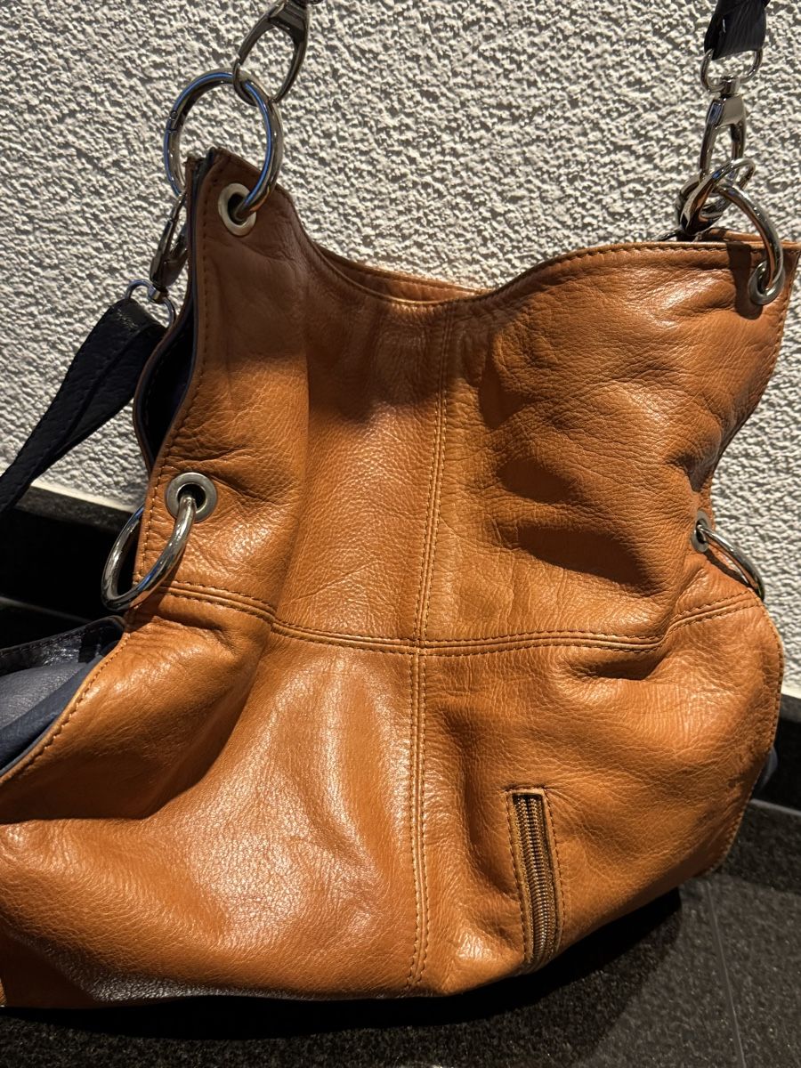 Borse da donna: Braune Handtasche aus Leder – Usato da Niederoenz venduto da tronchetta 5