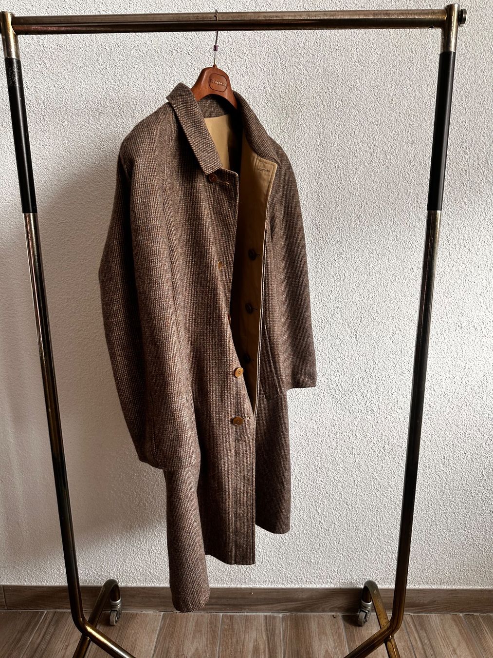 Cappotti: Reversible wool trench beige braun – Usato da Vevey venduto da ledidream 1