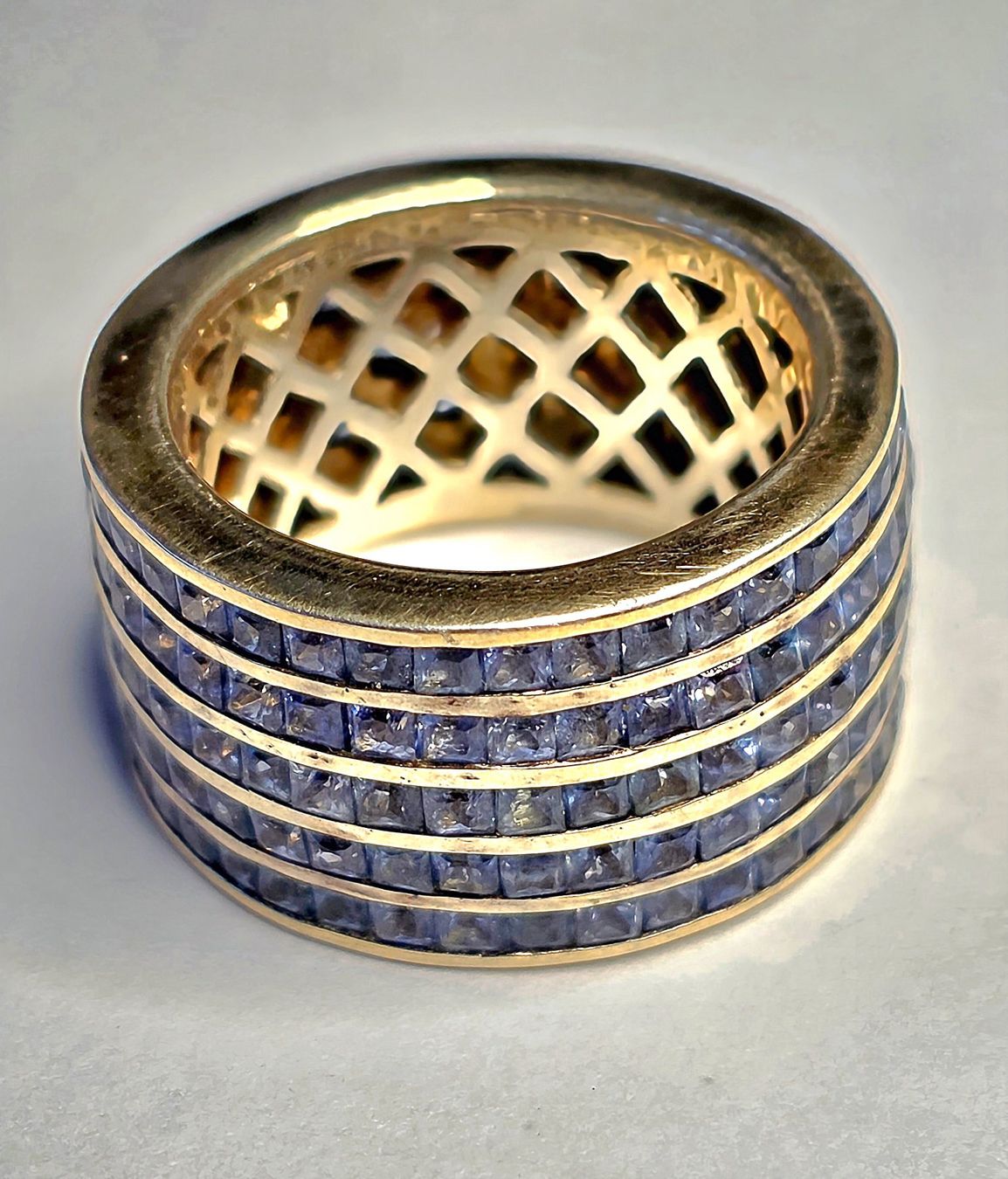 Anelli: Safir Ring – Nuovo (secondo la descrizione) da Zürich venduto da adriben 6