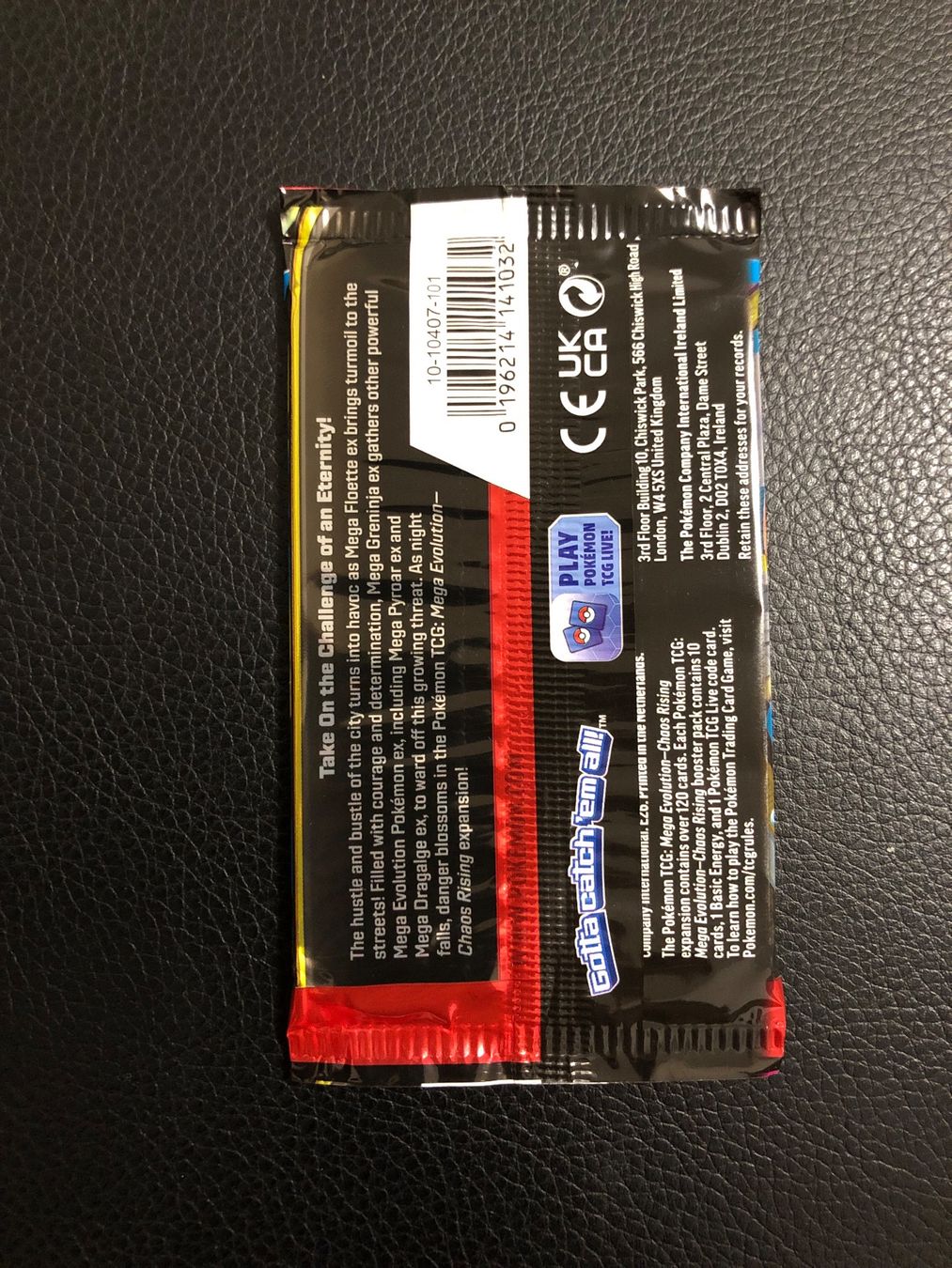 Pokémon Carte collezionabili: Chaos Rising - Booster Pack SEALED Ab 1 – Usato da Paradiso venduto da Pkmn10 1
