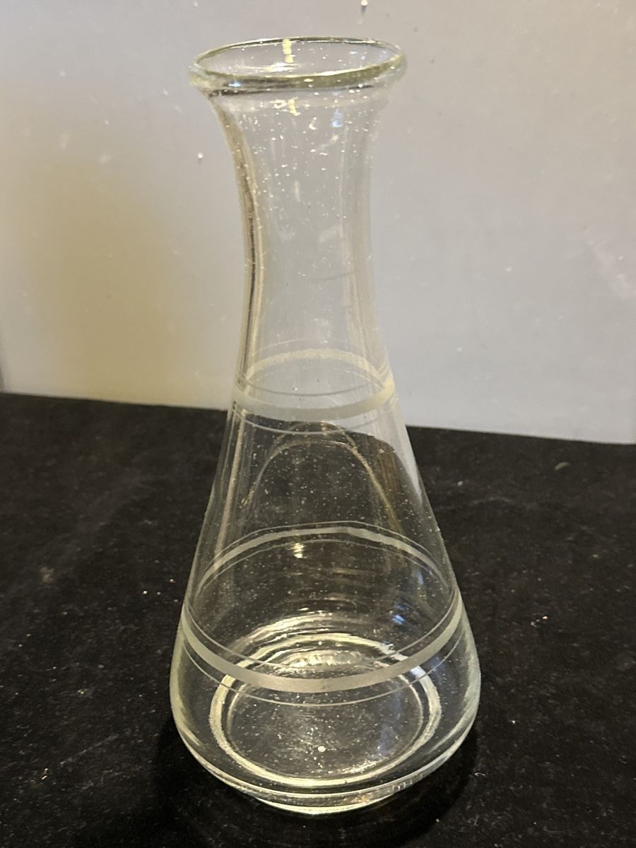 Glasi Hergiswil Caraffe: Antike Glas Karaffe 0.5 Liter,  Nw3, 1915 – Usato da Zürich venduto da Chaeffeler 6