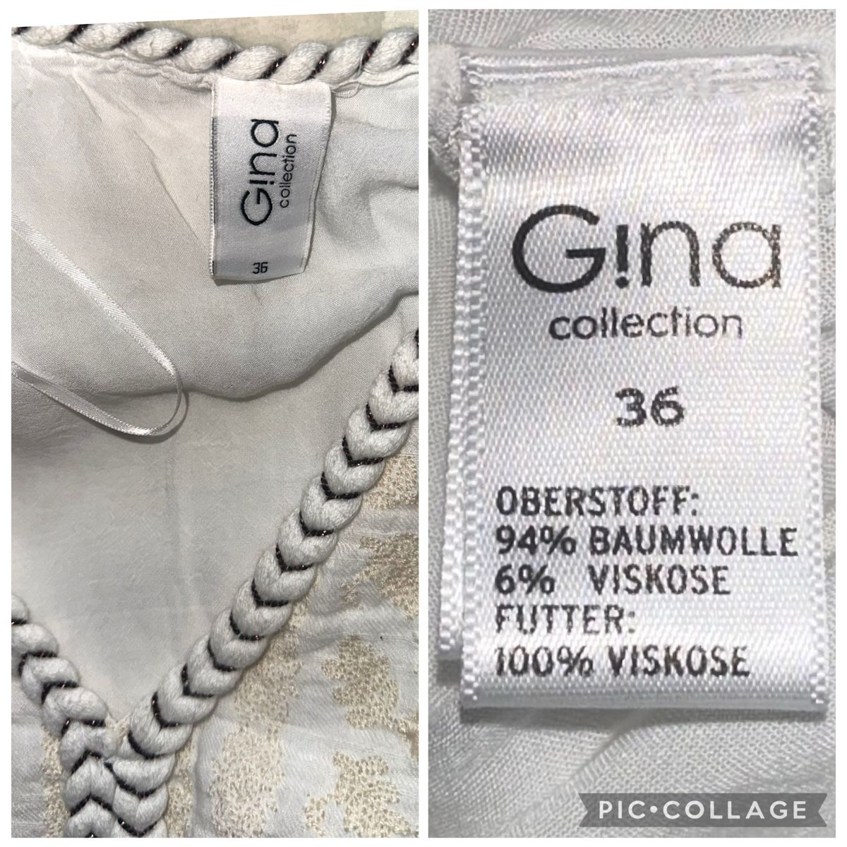 Blusen: GINA BOHO BLUSE GR. 36 neuwertig – Neu (gemäss Beschreibung) aus Unteraegeri von MH203 9