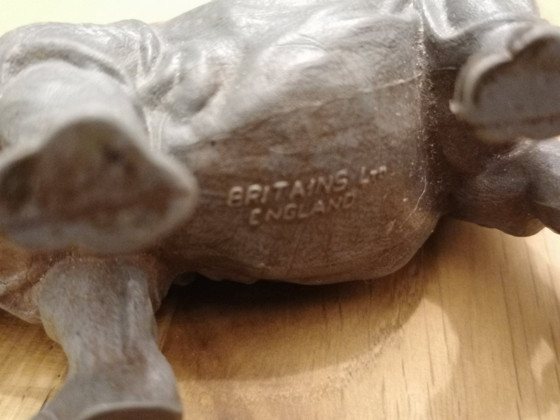 Britains Statuette: Britains Tierfigur Nashorn – Usato da Basel venduto da vintagecollector 3