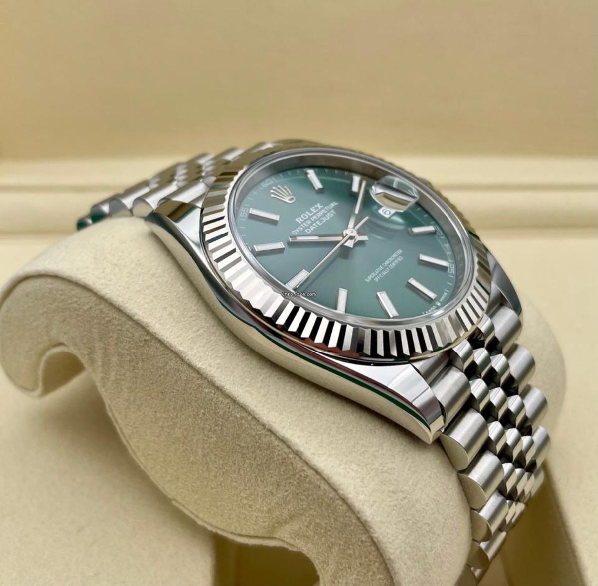 Rolex Montres: Rolex Datejust 41 Mintgreen – Neuf avec emballage d'origine à Langenthal par Watchtrader92 3