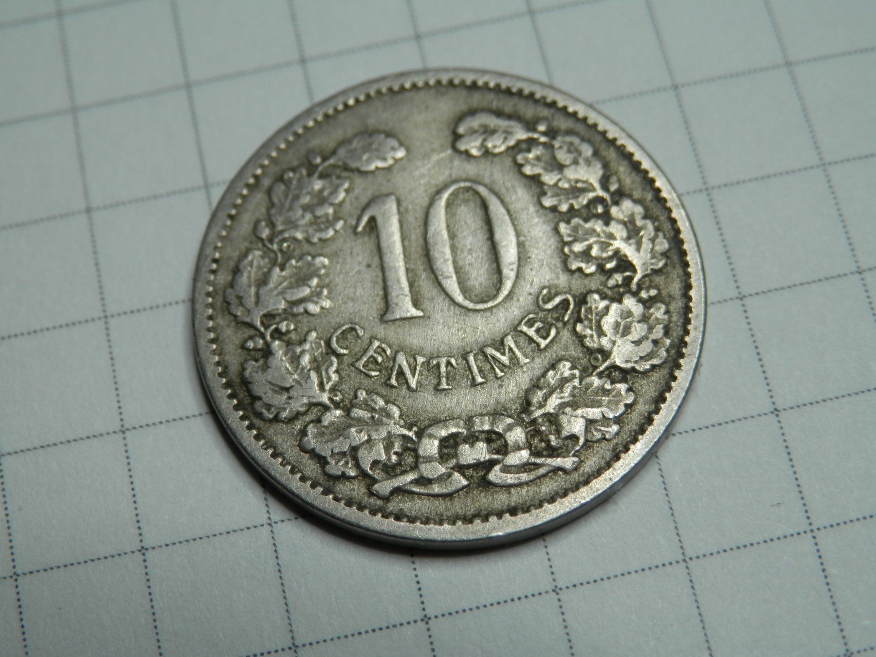Tutti le monete: Luxemburg  10 Centimes, 1901 – Usato da Weiach venduto da weiach81 1