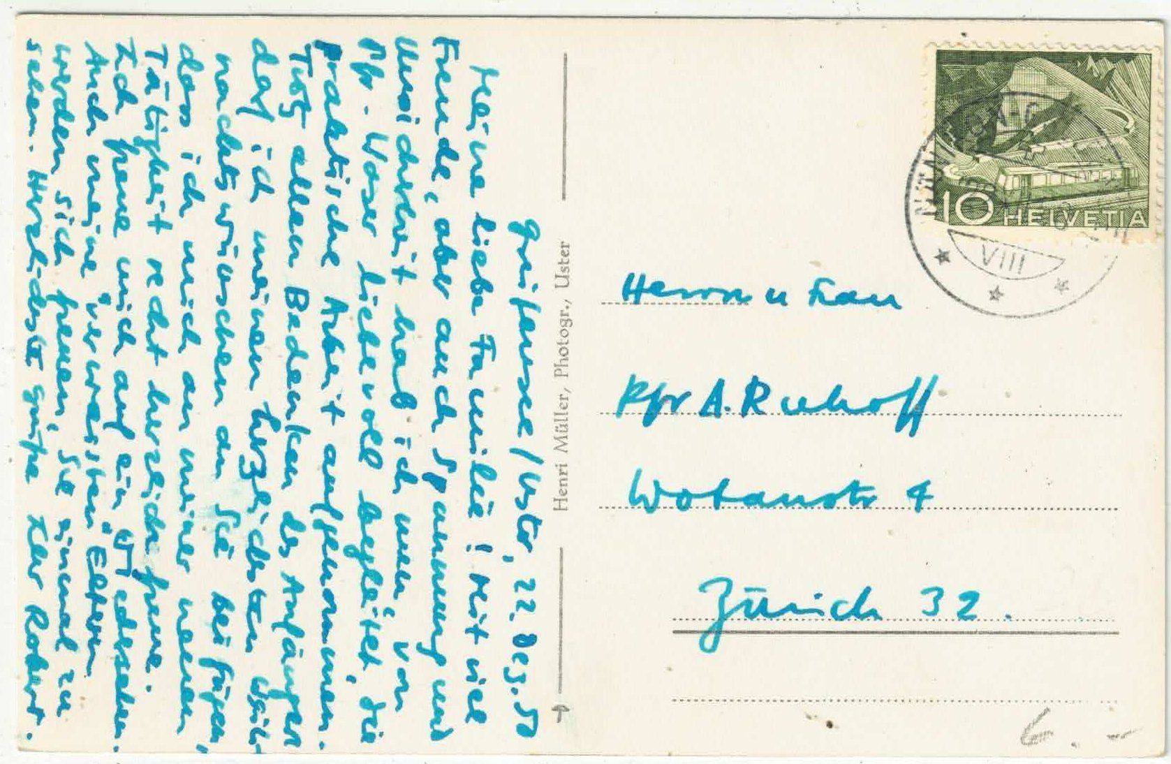 Cartes postales: Greifensee - Kirche – D'occasion à Ettingen par Kartenplanet 1