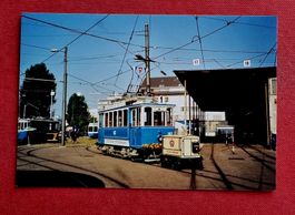 Zürich - Tram - Strassenbahn - Postwagen Schlieren-Weiningen