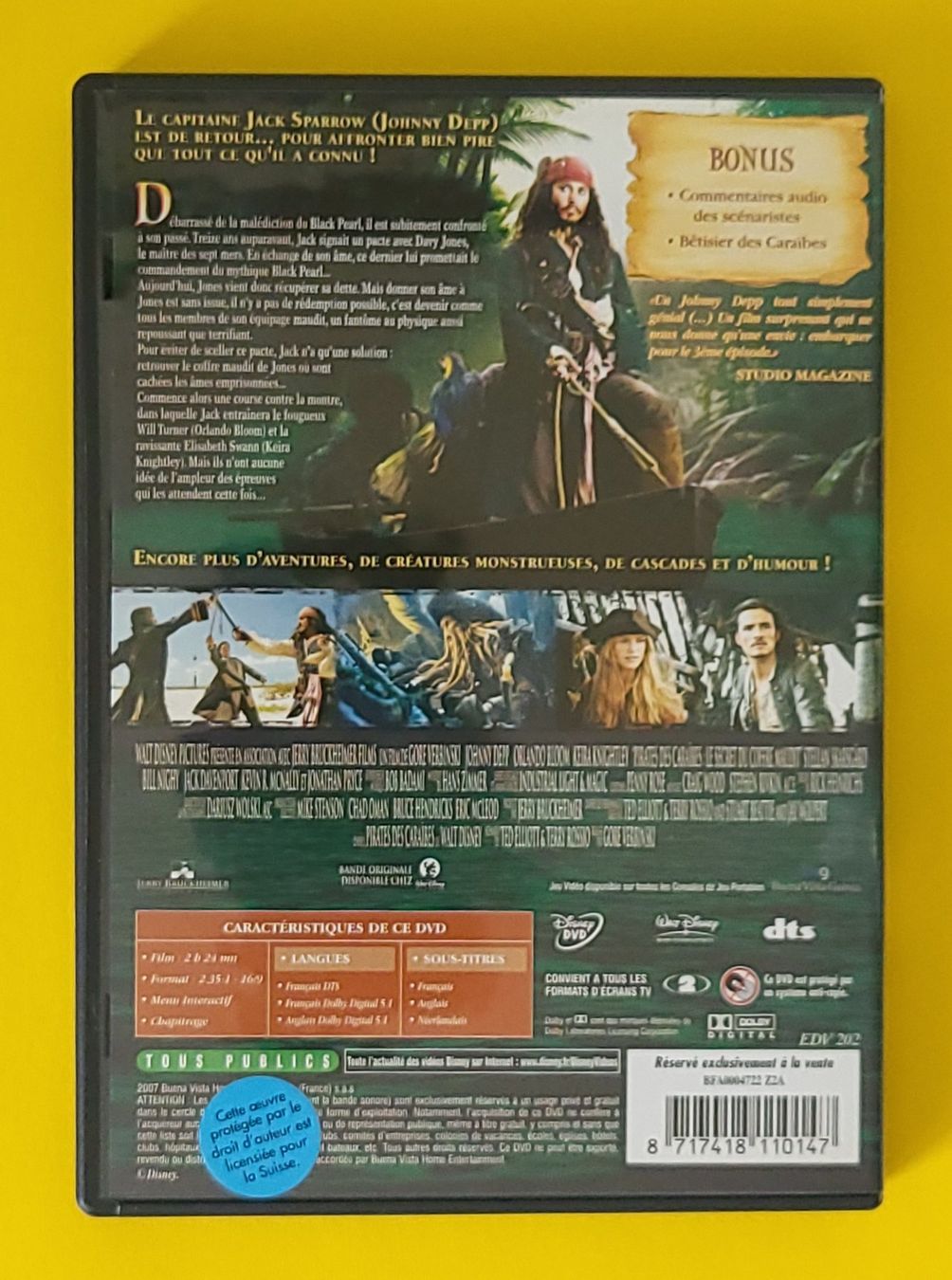 Tutti i DVDs: DVD - Pirates des Caraibes I à IV – Usato da Pully venduto da Stewoui 3
