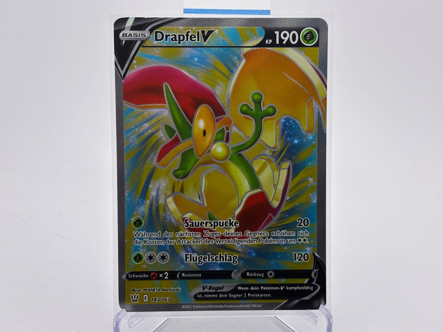Pokémon Sammelbilder & Trading cards: Kampfstile - Drapfel V  (BST 143) - DE – Neu (gemäss Beschreibung) aus Allschwil von Bullach