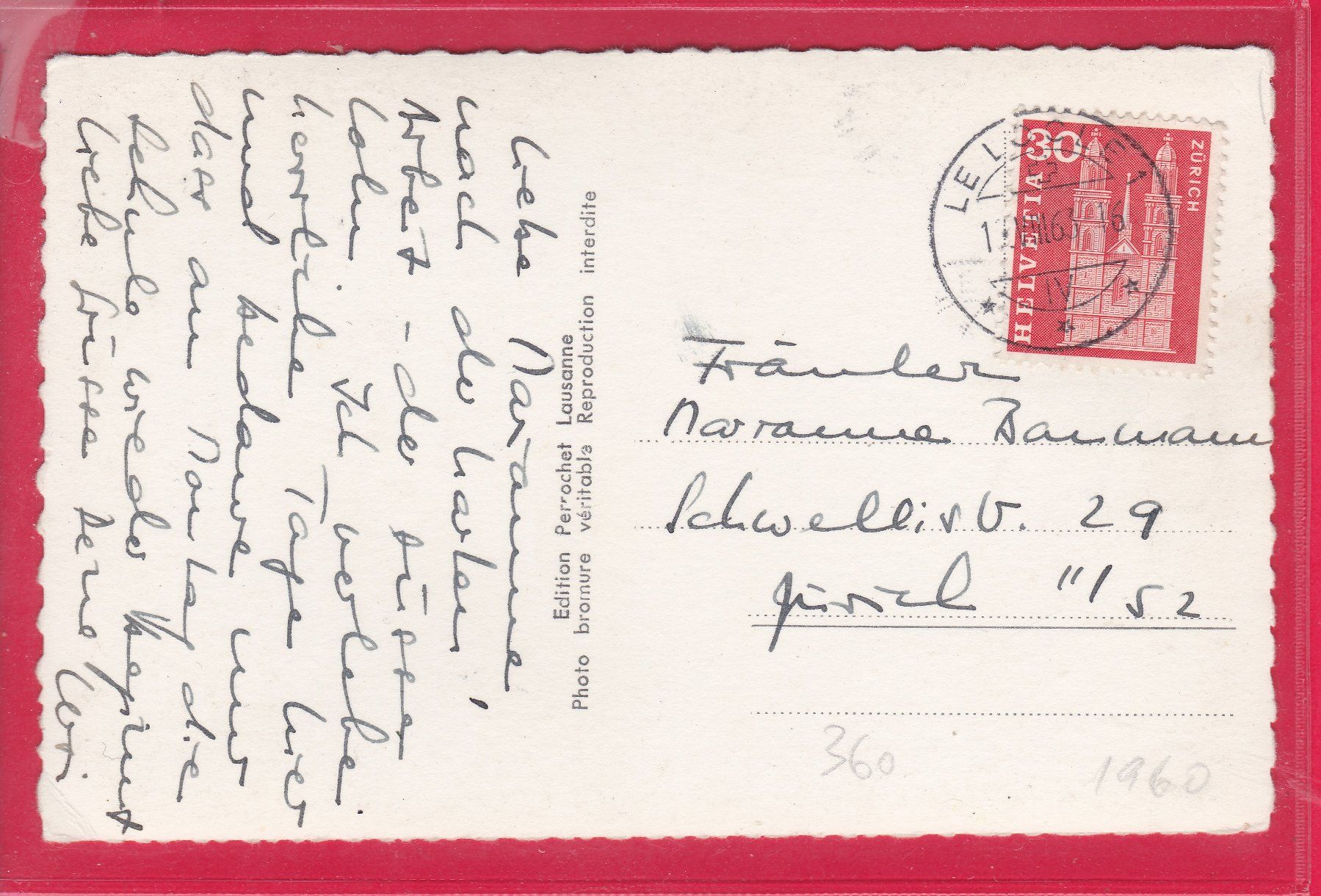 Cartoline postali: LES BASSINS DU DOUBS, 17.8.1963 – Usato da Oberrieden venduto da Gebirgsstelze 1