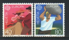 1981, Nr.654–655, Europa **