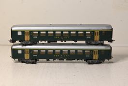 Märklin H0/AC SBB 1 Kl Personenwagen zwei Stück mit OVP