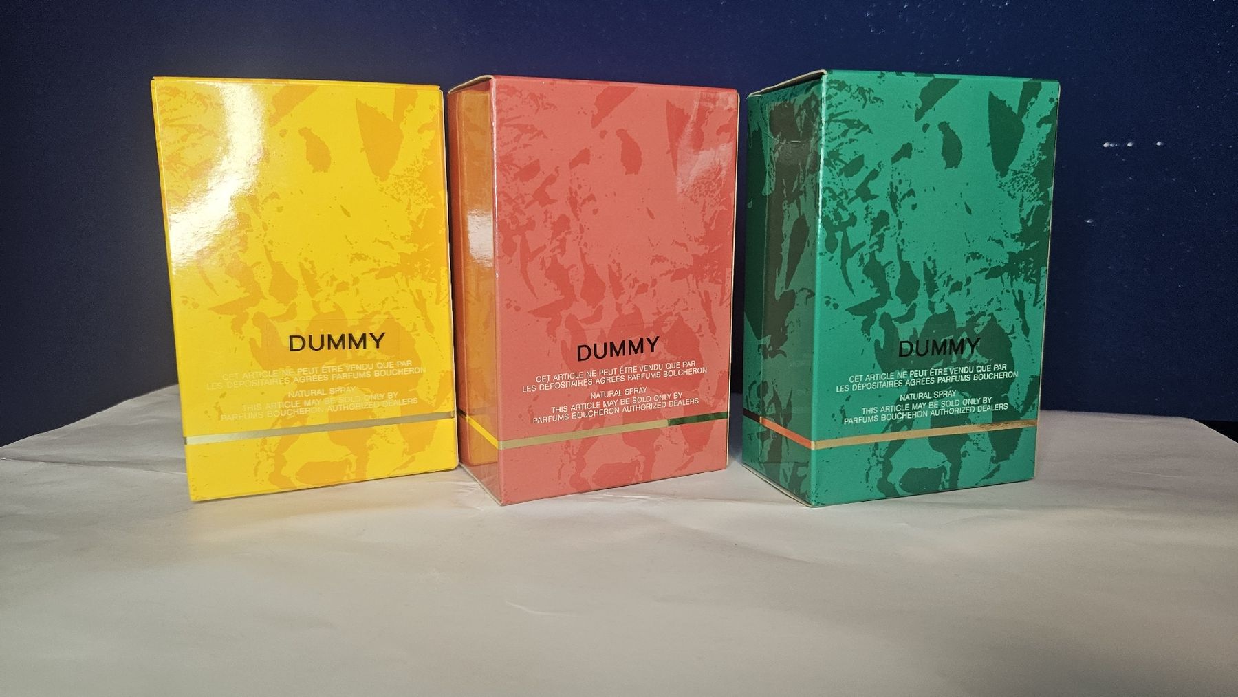 Boucheron Parfum & Eau de Toilette: Boucheron Collection Couleurs DUMMY Display Flakons mit Boxe – Neu (gemäss Beschreibung) aus Spreitenbach von cus_lr69 2