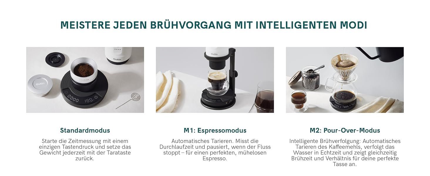 Macchine per caffè & Macchine per espresso: OutIn Claro Tragbare Kaffeewaage mit Timer – Usato da Wabern venduto da carciofo 2