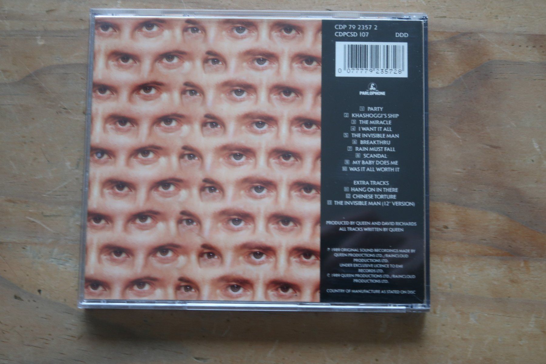 CD: QUEEN - THE MIRACLE - mit 3 BONUS TRACKS - CD – Usato da Basel venduto da Patiscat 1